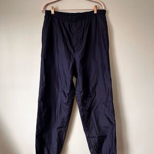 Vintage navy blue Wilson track Pants (nylon)